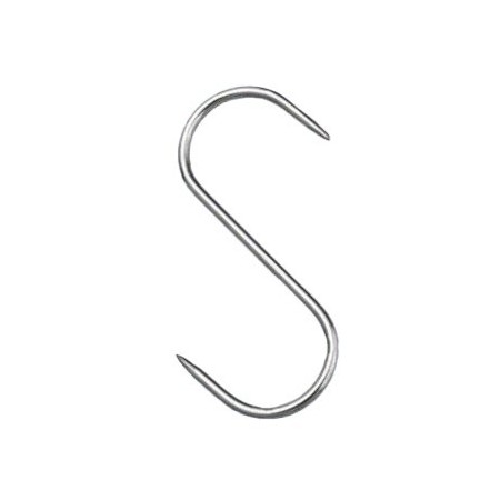 Standard hook, 2 prongs. wide variety of sizes to choose from, AISI 304 stainless steel.