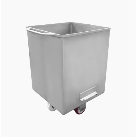Carrinho BUGGY 300L DIN-9797, dimensões do balde 636x636xA770 mm