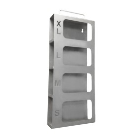 Dispensador para guantes móvil con asa