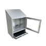 Armoire pour matériel informatique murale ou sur table 650x460x990h IP54 en acier inoxydable AISI 304.