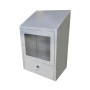 Armari per equips informàtics de paret o sobre taula 650x460x990h IP54 inoxidable AISI 304.
