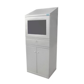 Armoire pour matériel informatique 800x600x1870h IP54 en acier inoxydable AISI 304.