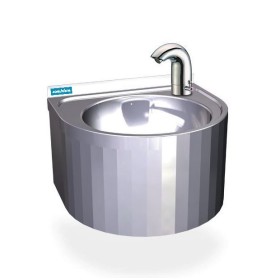 Lavamanos de pared pequeño con cánula sensor y selector temperatura