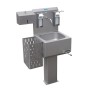 WASHER WITH FULL STAINLESS STEEL FOOT