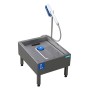 Renta botes manual, 400x500x300h680h. inoxidable AISI 304.