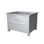 Contenidor dimensions internes 3000L, 1600x1600x1250h d'acer inoxidable AISI 304.