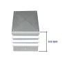 Chimney cap 650h stainless steel AISI 304 2mm
