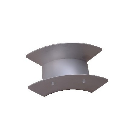 Suport mànega de paret, d200x130, inoxidable AISI 304.