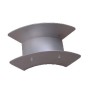 Suport mànega de paret, d200x130, inoxidable AISI 304.